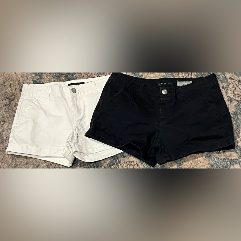 2 pairs of Aeropostale Women's Midi Shorts size 4